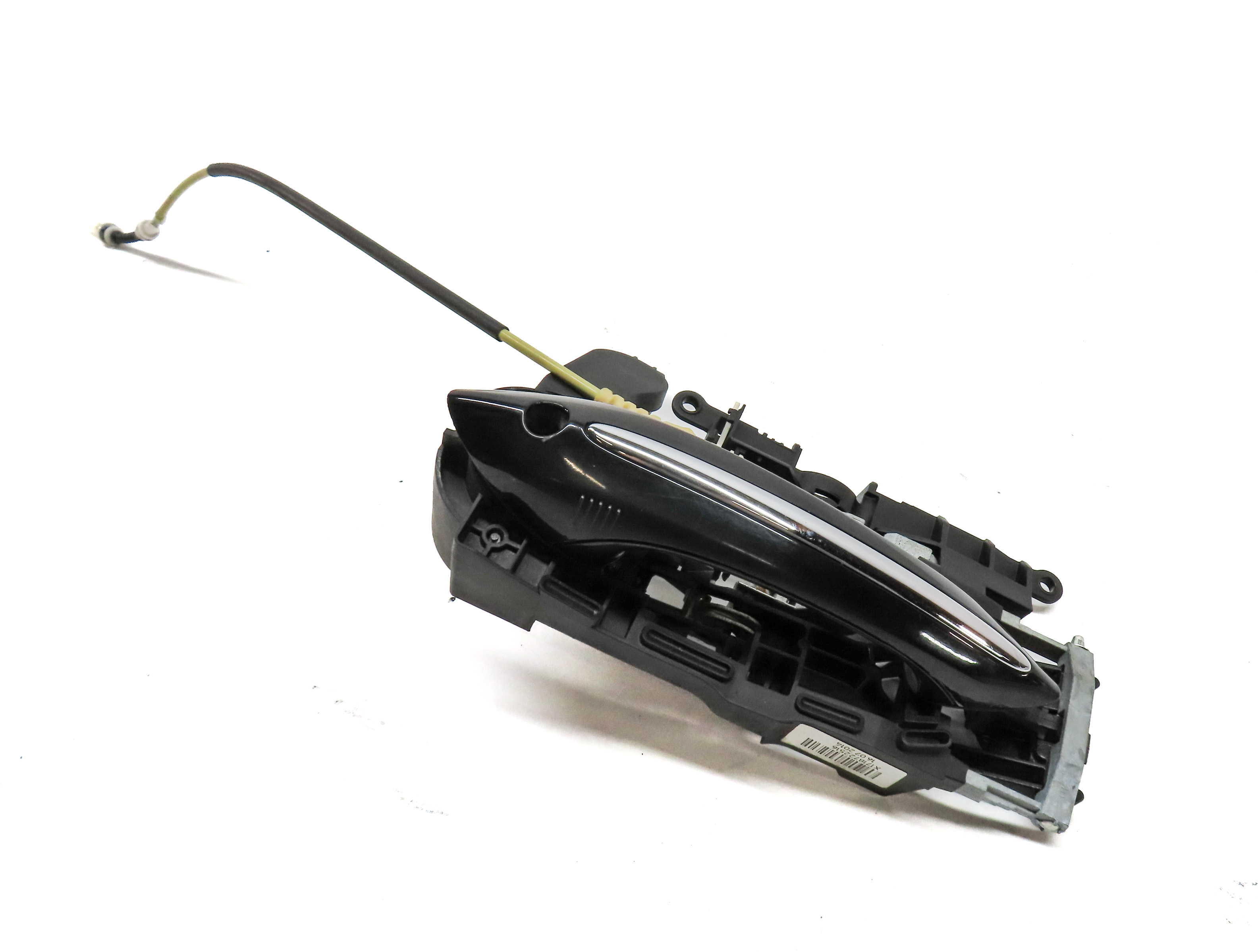 09-15 BMW 740i 750i 760i B7 (F01) LEFT FRONT DRIVER COMFORT DOOR HANDLE (Black) — exact item pictured